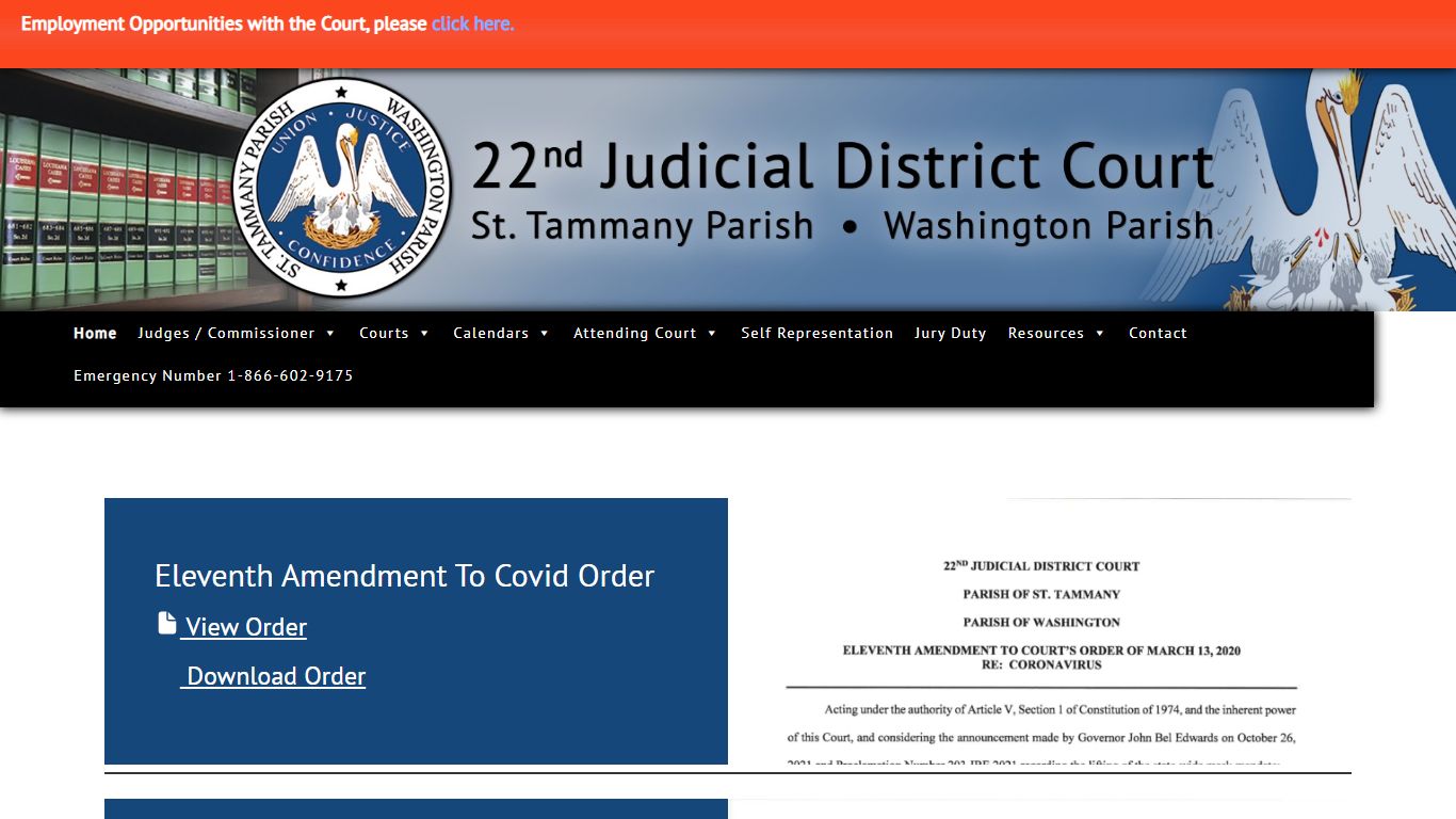 22nd Judicial District Court